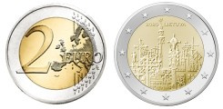 Commémorative 2 euros Lituanie 2020 UNC - Colline des croix