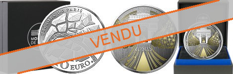 Commémorative 10 euros Argent Champs Elysées 2020 BE - Monnaie de Paris