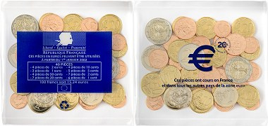 Starter Kit édition 20 ans du Starter Kit euro France 2021 de 40 pièces FDC - Monnaie de Paris