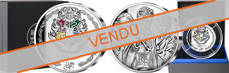 Commémorative 50 euros Argent Harry Potter, Ron et Hermione 2021 BE colorisée - Monnaie de Paris