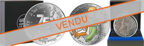Commémorative 10 euros Argent Le Petit Prince et le renard 2021 BE - Monnaie de Paris