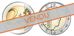 Pièce officielle 2 euros Luxembourg 2020 UNC - Effigie du Grand-Duc Henri