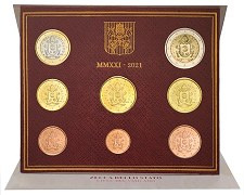 Coffret série monnaies euros Vatican 2021 BU - Armoiries du pape François