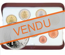 Coffret série monnaies euros Vatican 2021 BE - Armoiries du Pape François + 20 euros Crucifix de San Marcello