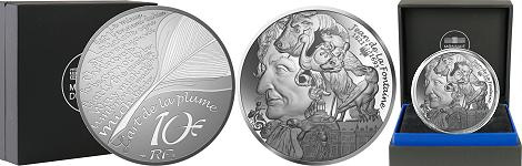 Commémorative 10 euros Argent Jean de la Fontaine 2021 Belle Epreuve - Monnaie de Paris