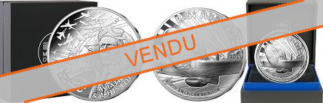 Commémorative 10 euros Argent Le Mustang P-51 2021 BE - Monnaie de Paris
