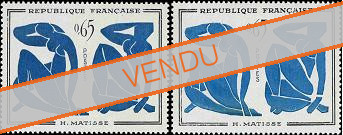Variété Henri Matisse - bleu clair + 1 normal
