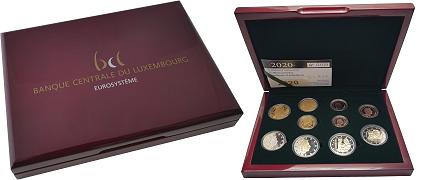 Coffret série monnaies euro Luxembourg 2020 BE