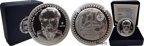 Commémorative 10 euros Argent Grèce 2018 Belle Epreuve - Historien Hérodote