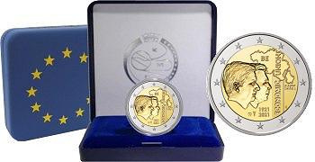 2 euros Belgique 2021 BE - Union économique avec le Luxembourg