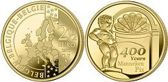 Commémorative 2.50 euros Belgique 2019 UNC - 400 ans Manneken Pis