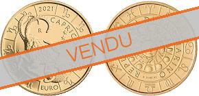 Commémorative 5 euros Saint-Marin 2021 UNC - le Capricorne