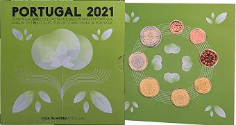 Coffret série monnaies euro Portugal 2021 BU - Retour aux choses simples