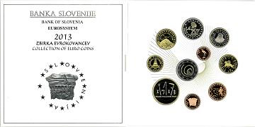 Coffret série monnaies euro Slovénie 2013 Belle Epreuve