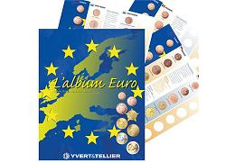 Feuilles monnaies CARAVELLE Euro Micro-Etats préimprimées pour les 10 séries des micro-états