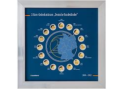 Cadre de collection pour les 2€ commémoratives Châteaux Allemands 2006-2022