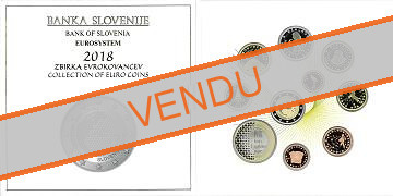 Coffret série monnaies euro Slovénie 2018 Belle Epreuve