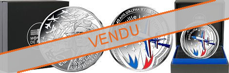 Commémorative 10 euros Argent Alpha Jet Patrouille de France 2021 BE - Monnaie de Paris
