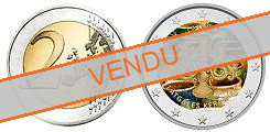 Commémorative 2 euros Lettonie 2020 UNC en couleur type A - Céramique Lettone