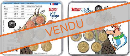 Coffret série monnaies euro France miniset 2021 BU - Astérix et le Griffon 