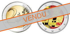 Commémorative 2 euros Belgique 2021 UNC en couleur type B - Règne de Charles V