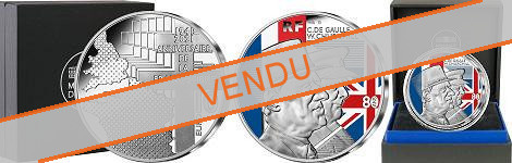 Commémorative 10 euros Argent 80 ans France Libre - De Gaulle & Churchill 2021 BE - Monnaie de Paris