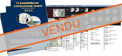 Catalogue et Argus Euro pour monnaies et billets - édition Leuchtturm 2022