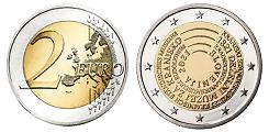 Commémorative 2 euros Slovénie 2021 UNC - 200 ans du Musée Slovène