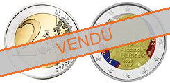 Commémorative 2 euros Slovaquie 2021 UNC en couleur type B - Alexander Dubcek