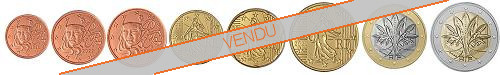 Série complète pièces 1 cent à 2 euros France année 2023 BU (issue du coffret)