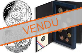 Coffret série monnaies euro France 2022 avec 20Euro Belle Epreuve - Monnaie de Paris (en prévente)