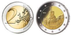 Commémorative 2 euros Allemagne 2022 UNC - Château de Wartburg