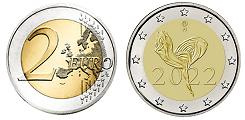 Commémorative 2 euros Finlande 2022 UNC - 100 ans du ballet National