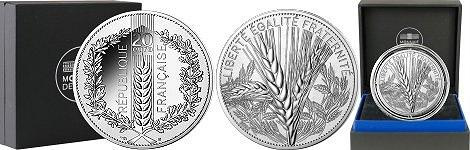 Commémorative 20 euros Argent Natures de France - Le Blé 2022 BE - Monnaie de Paris