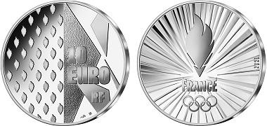 Commémorative 10 euros Argent Team France 2021 BE - Monnaie de Paris