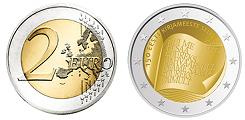 Commémorative 2 euros Estonie 2022 UNC - Société Littéraire