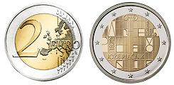 Commémorative 2 euros Slovénie 2022 UNC - Naissance de Joze Plecnik