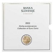 Coffret série monnaies euro Slovénie 2022 Belle Epreuve