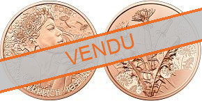 Commémorative 10 euros Cuivre Autriche 2022 UNC - Le Pissenlit réalisation du Souhait