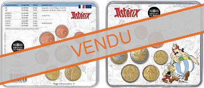 Coffret série monnaies euro France miniset 2022 BU - Astérix