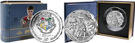 Commémorative 10 euros Argent Harry Potter (Dumbledore & Fumseck) 2022 BE - Monnaie de Paris