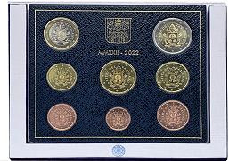 Coffret série monnaies euros Vatican 2022 BU - Armoiries du pape François (en prévente)