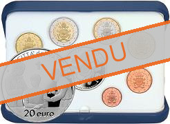 Coffret série monnaies euros Vatican 2022 BE - Armoiries du Pape François + 20 euros Traitement de la pandémie