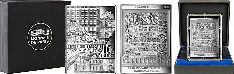 Commémorative 10 euros Argent Le Bassin aux Nympheas de Monet 2022 BE - Monnaie de Paris