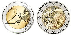 Commémorative 2 euros Slovénie 2022 UNC - 35 Ans du Programme Erasmus