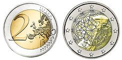 Commémorative 2 euros Estonie 2022 UNC - 35 Ans du Programme Erasmus