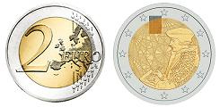 Commémorative 2 euros Luxembourg 2022 UNC - 35 Ans du Programme Erasmus