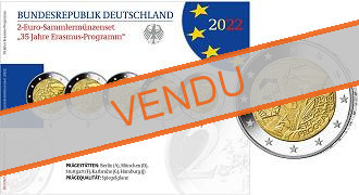 Commémorative 2 euros Allemagne 2022 BE - 35 Ans du Programme Erasmus - 5 ateliers