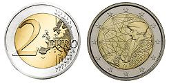 Commémorative 2 euros Italie 2022 UNC - 35 Ans du Programme Erasmus (en prévente)