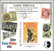 CNEP - Salon Philatélique Philex PARIS 2022 - 150 Ans de la Carte Postale